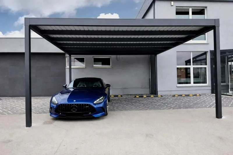 Moderner Aluminium-Carport – Carportmontage in der Vorderpfalz